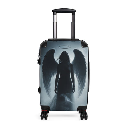 Angel Wings Design Carry-On Suitcase | Stylish Travel Luggage for Adventurers