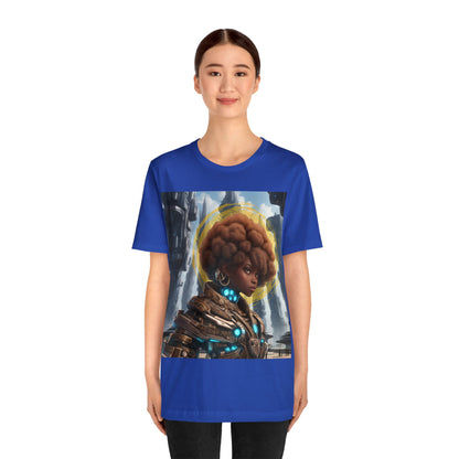 Afro-Future | HD Graphic | Sci-Fi | Black Character | Warrior | Unisex | Men's | Women's | Tee | T-Shirt