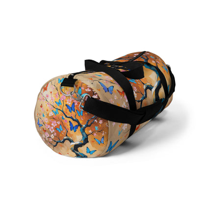 Colorful Butterfly Duffel Bag - Vibrant Travel Companion for Nature Lovers