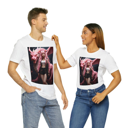 Dragon Lady | Fantasy | Anime | Gamer | HD Graphic | Unisex | Men's | Women's | Tee | T-Shirt