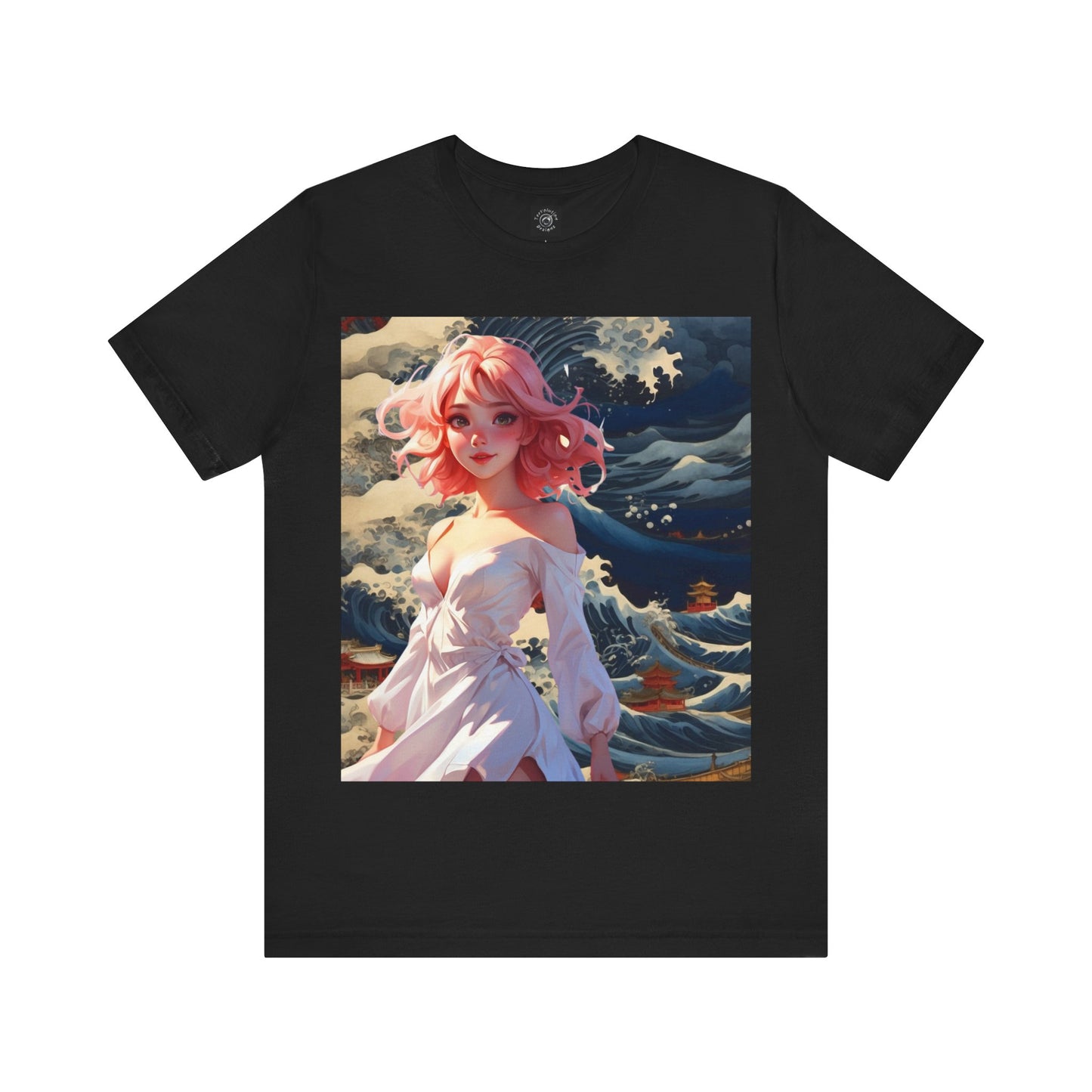 Waves of Beauty | HD Graphic | Pretty Girl | Japanese Art | Men's | Women's | Tee | T-Shirt