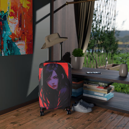 Stylish Anime Suitcase with Bold Artwork