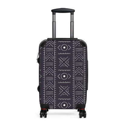 Stylish Tribal Suitcase with Geometric Design