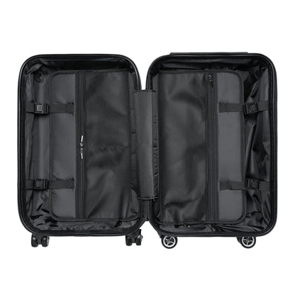 Artistic Suitcase with Afro Woman Design - Perfect for Travel Enthusiasts