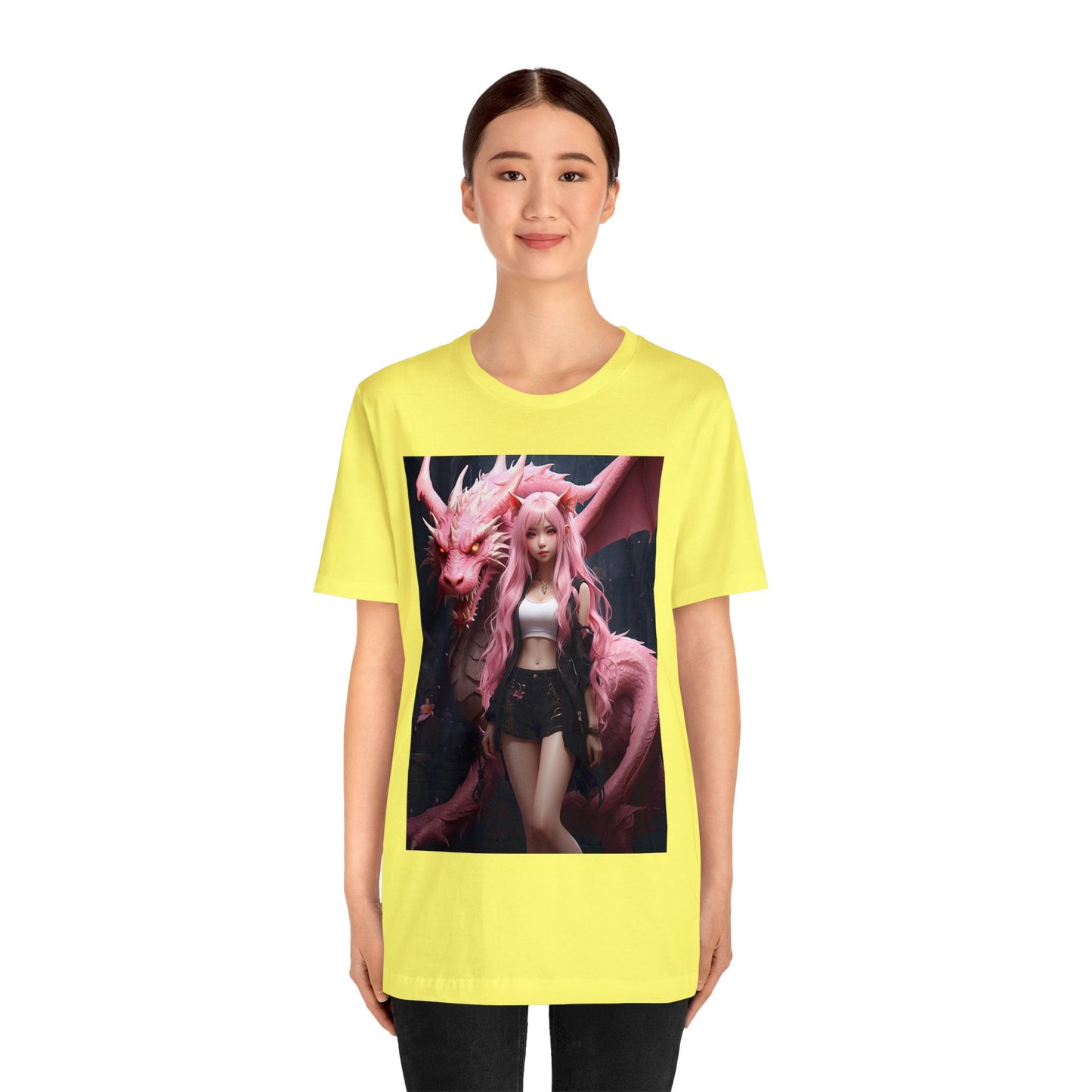 Dragon Lady | Fantasy | Anime | Gamer | HD Graphic | Unisex | Men's | Women's | Tee | T-Shirt
