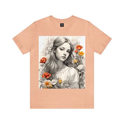 Flower Girl | Dainty | Coquette | Cottagecore | HD Graphic | Quaint | Wholesome | Wildflowers | Unisex | Men's | Women's | Tee | T-Shirt