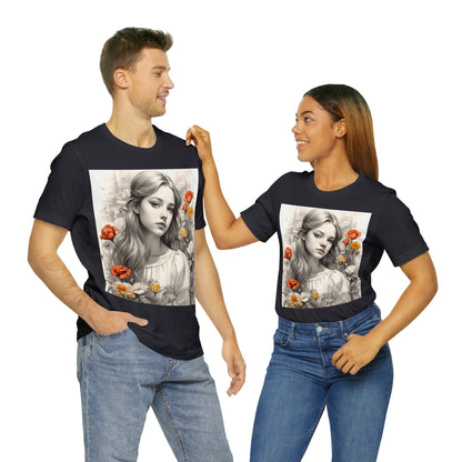Flower Girl | Dainty | Coquette | Cottagecore | HD Graphic | Quaint | Wholesome | Wildflowers | Unisex | Men's | Women's | Tee | T-Shirt