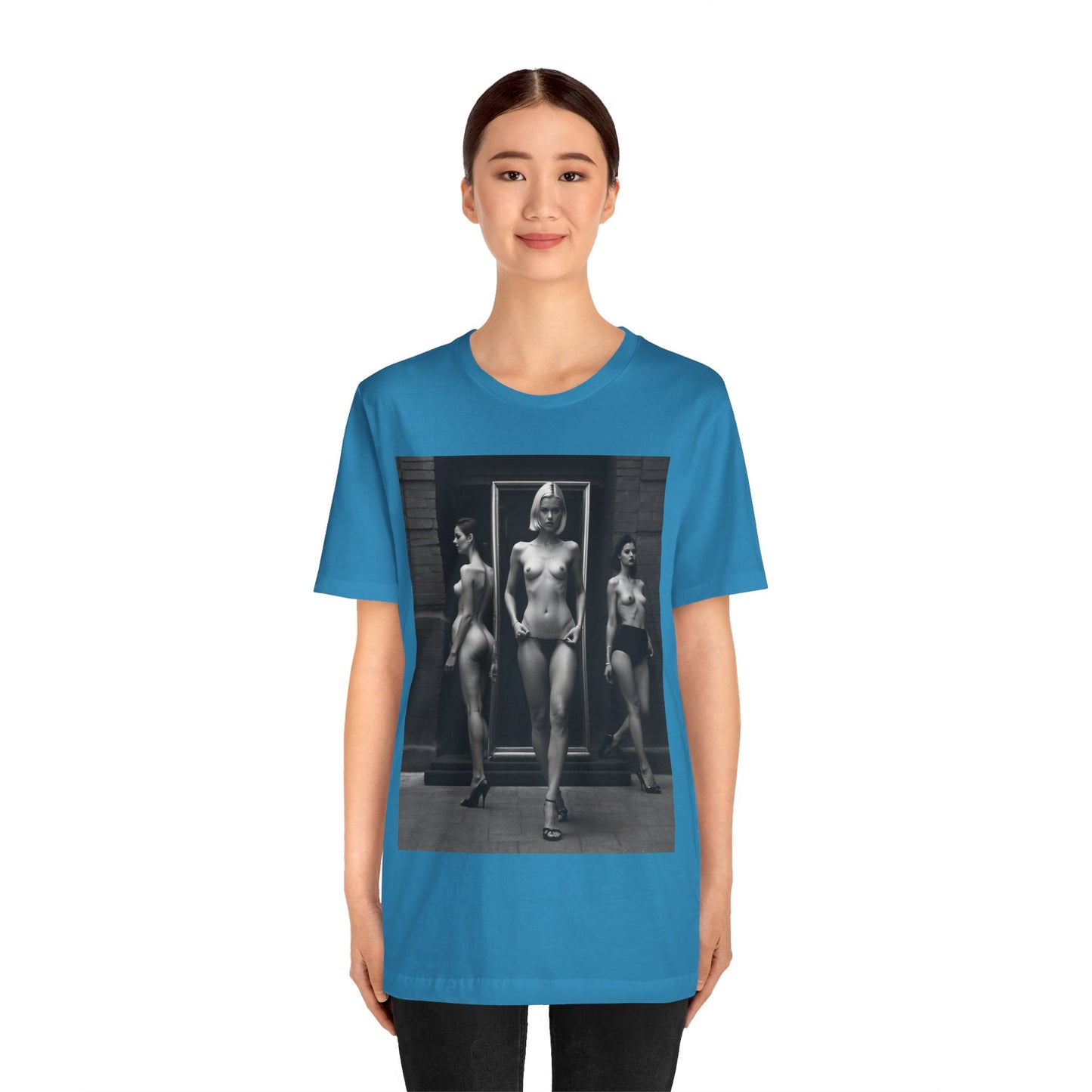 Black And White Beauties | Photorealism | Art | Nudes| Models | Fashion | HD Graphics | Unisex | Men's | Women's | Tee | T-Shirt