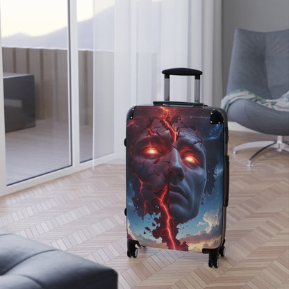 Bold Artwork Carry-On Suitcase with Artistic Design