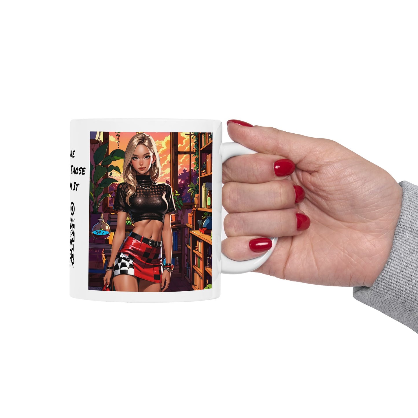 The Golden Hour | Anime | Mini Skirt | Pretty Girl | Coffee |  Tea |  Hot Chocolate | 11oz