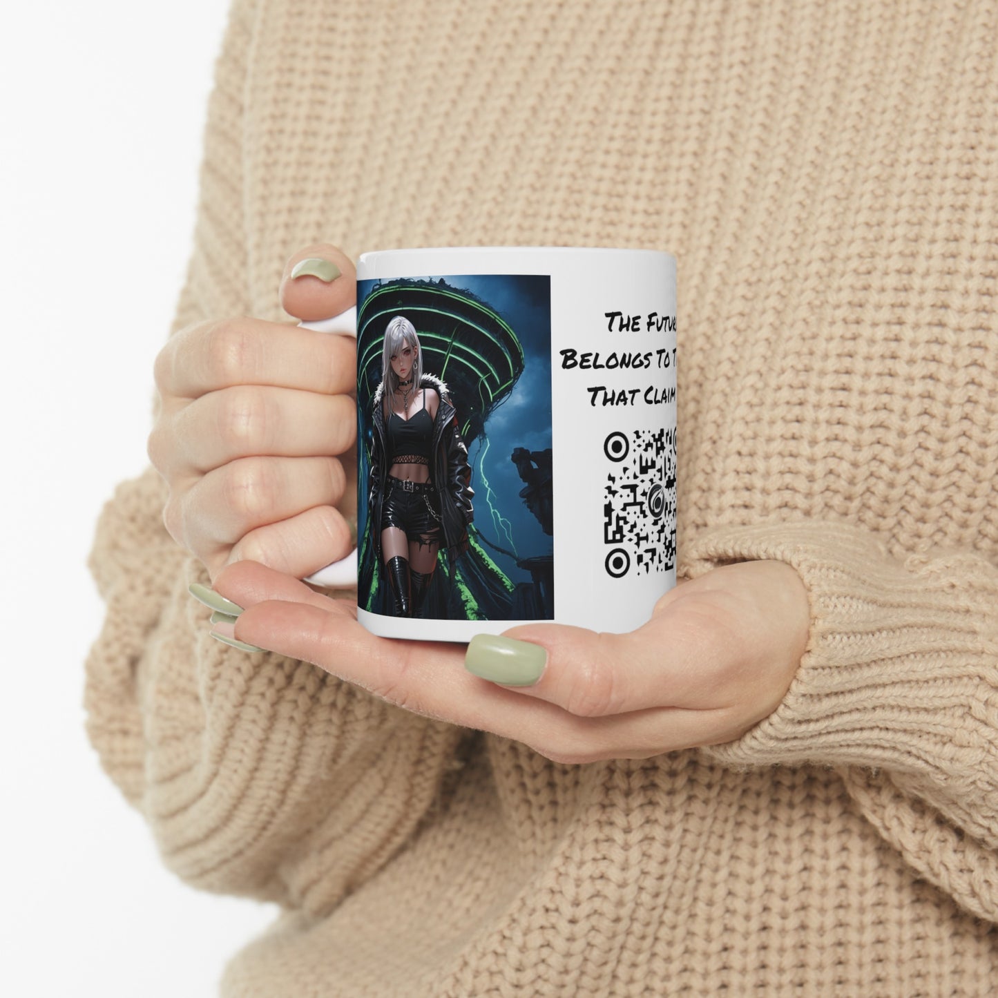 Kenzie | HD Graphic | Anime | Sci-Fi | Fantasy | Pretty Girl | Coffee |  Tea |  Hot Chocolate | 11oz