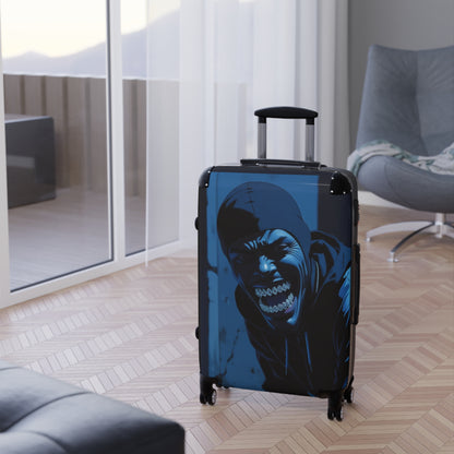 Urban Style Graphic Suitcase - Durable Travel Luggage with Bold Design