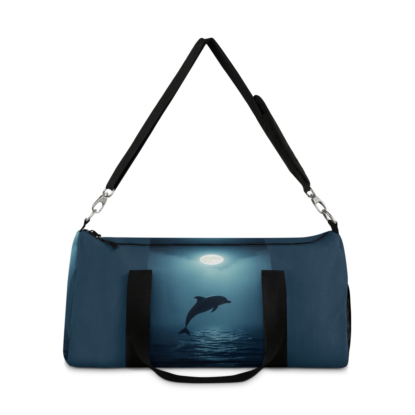 Ocean-Inspired Dolphin Duffel Bag - Travel Essential for Beach Lovers