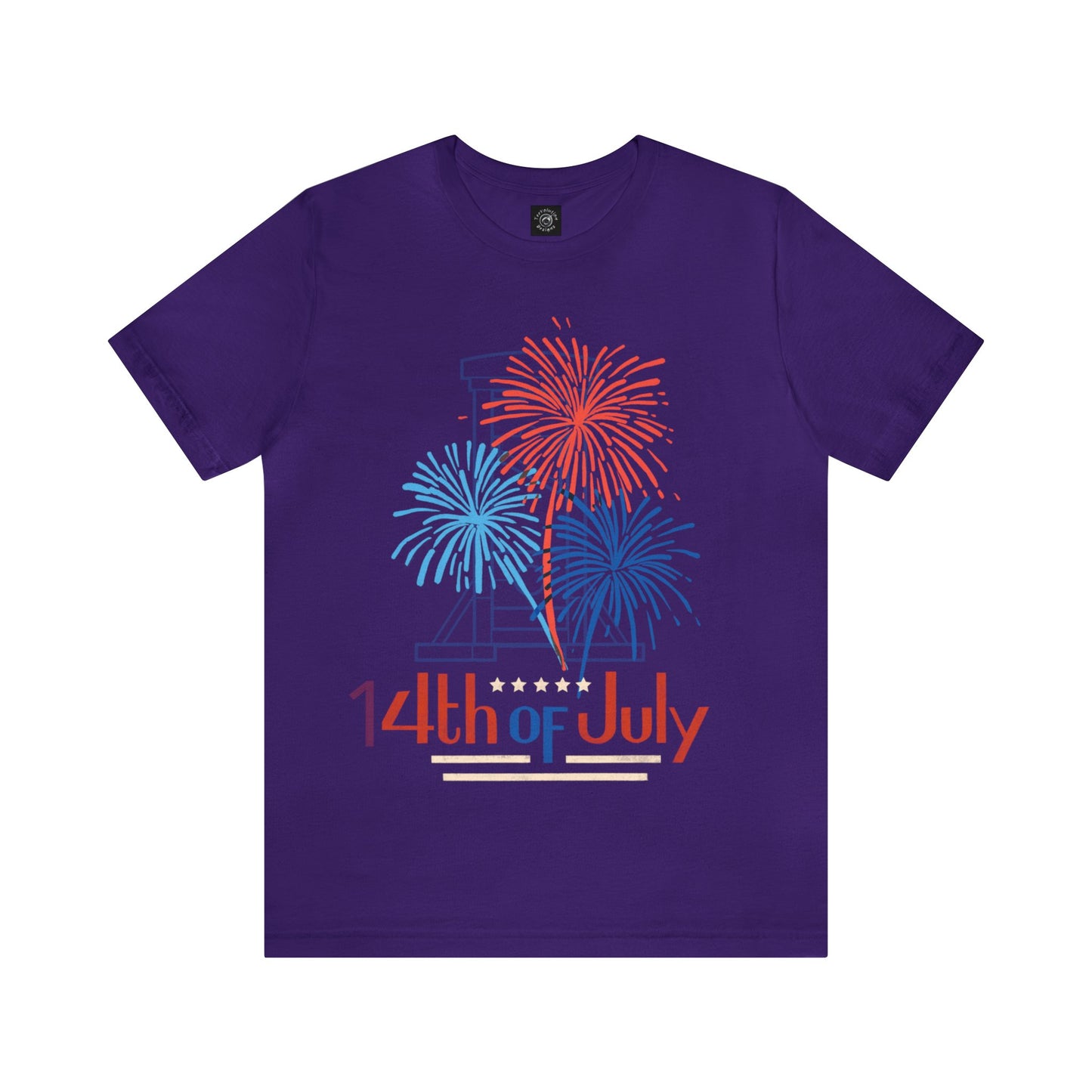 Patriotic Gift | Fireworks | Independence Day | July 4th | July 14th |  Guillotine | USA | Freedom | America | Fourth of July | Bastille Day | France | Unisex | Men's | Women's | Tee | T-Shirt