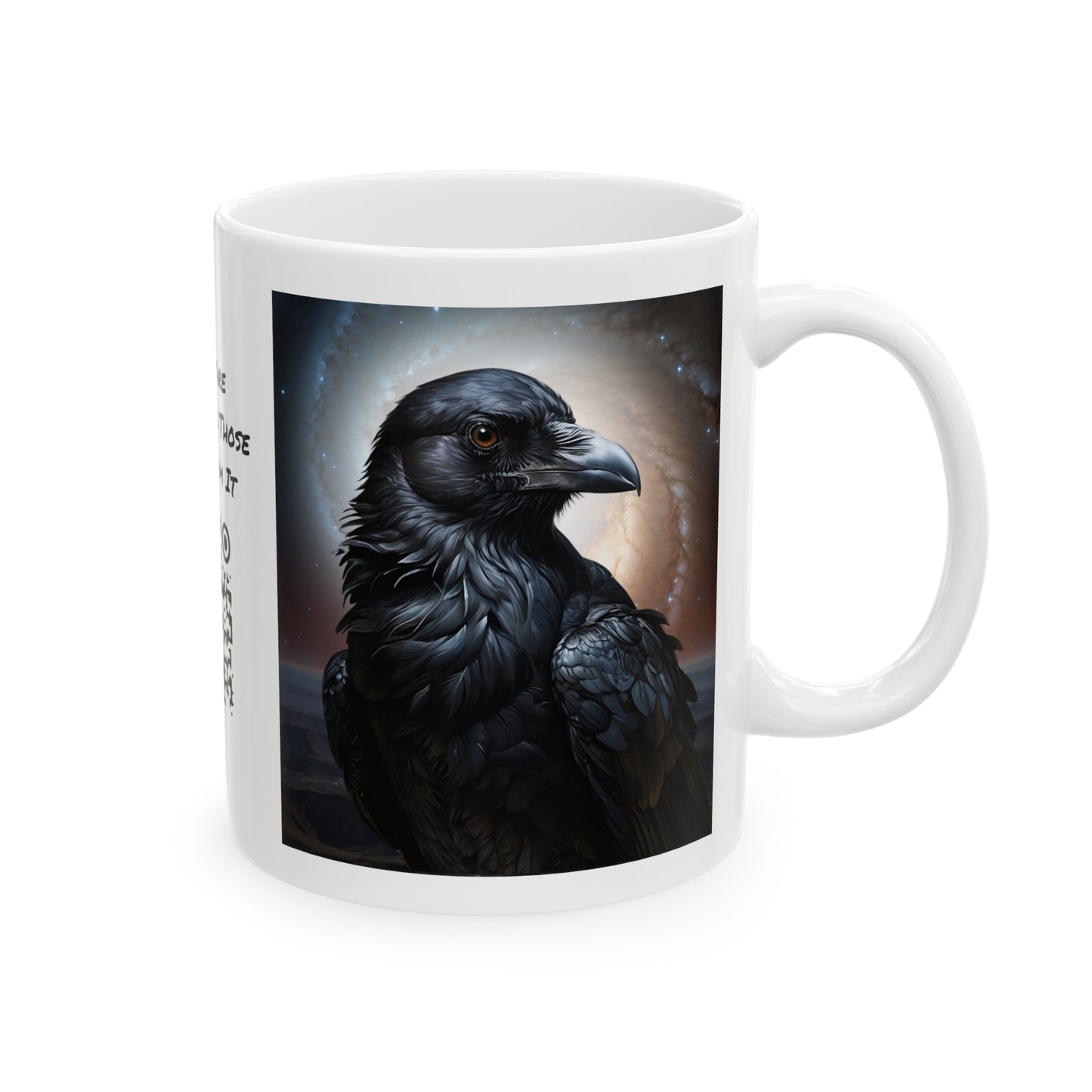 Nevermore | Raven | Edgar Alan Poe | Poetry | Coffee | Tea | Hot Chocolate | 11oz | White Mug