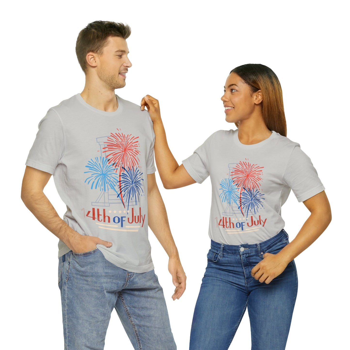 Patriotic Gift | Fireworks | Independence Day | July 4th | July 14th |  Guillotine | USA | Freedom | America | Fourth of July | Bastille Day | France | Unisex | Men's | Women's | Tee | T-Shirt