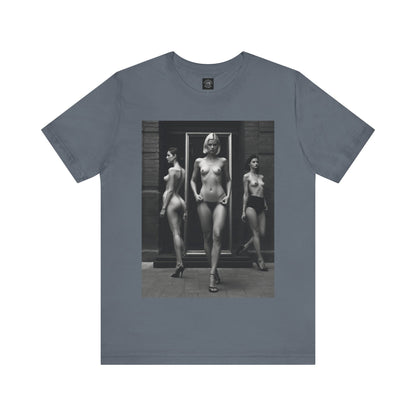 Black And White Beauties | Photorealism | Art | Nudes| Models | Fashion | HD Graphics | Unisex | Men's | Women's | Tee | T-Shirt