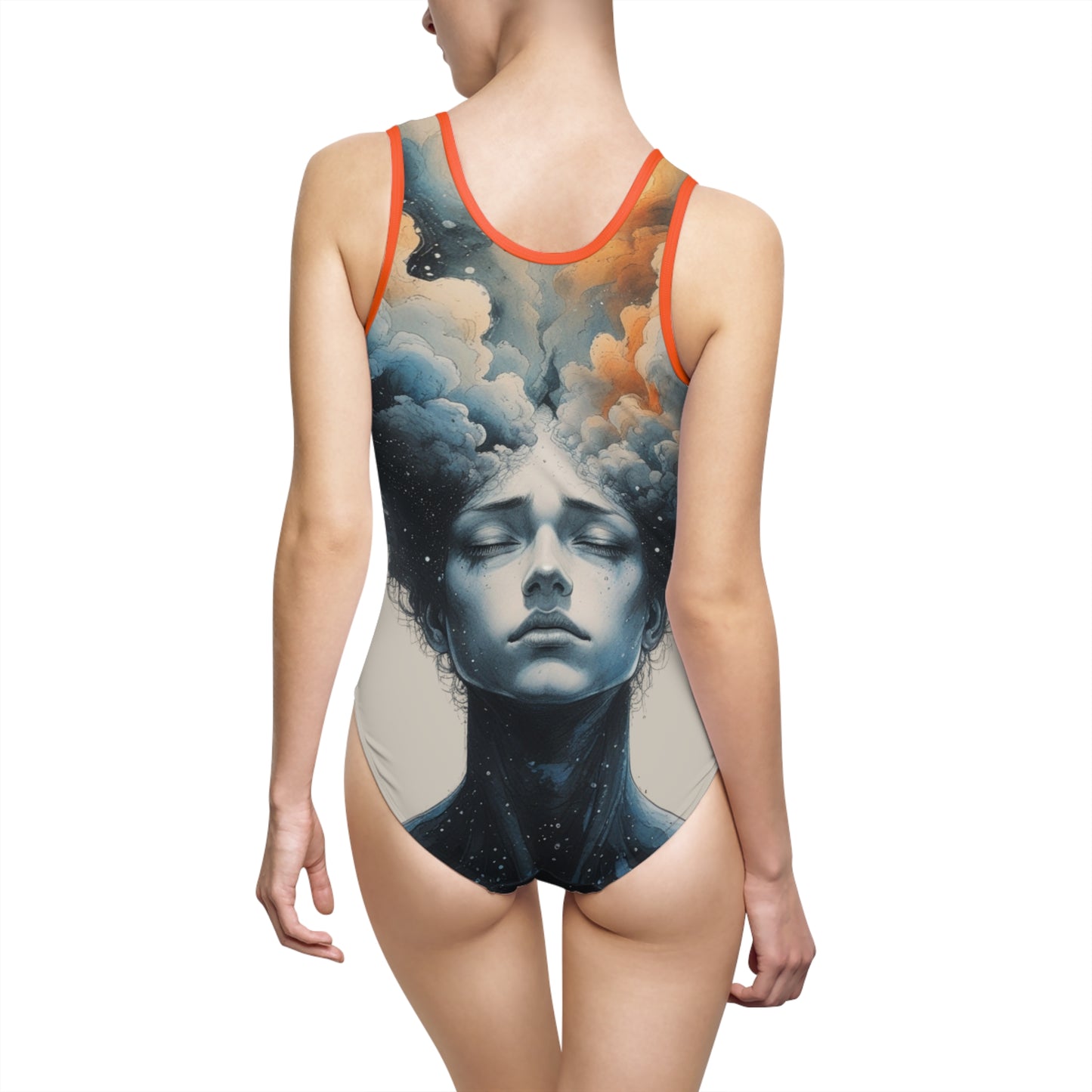 Ethereal Cosmic Women's One-Piece Swimsuit