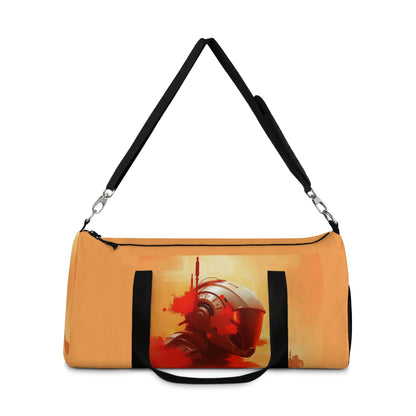 Futuristic Graphic Duffel Bag - Perfect for Travel and Gym