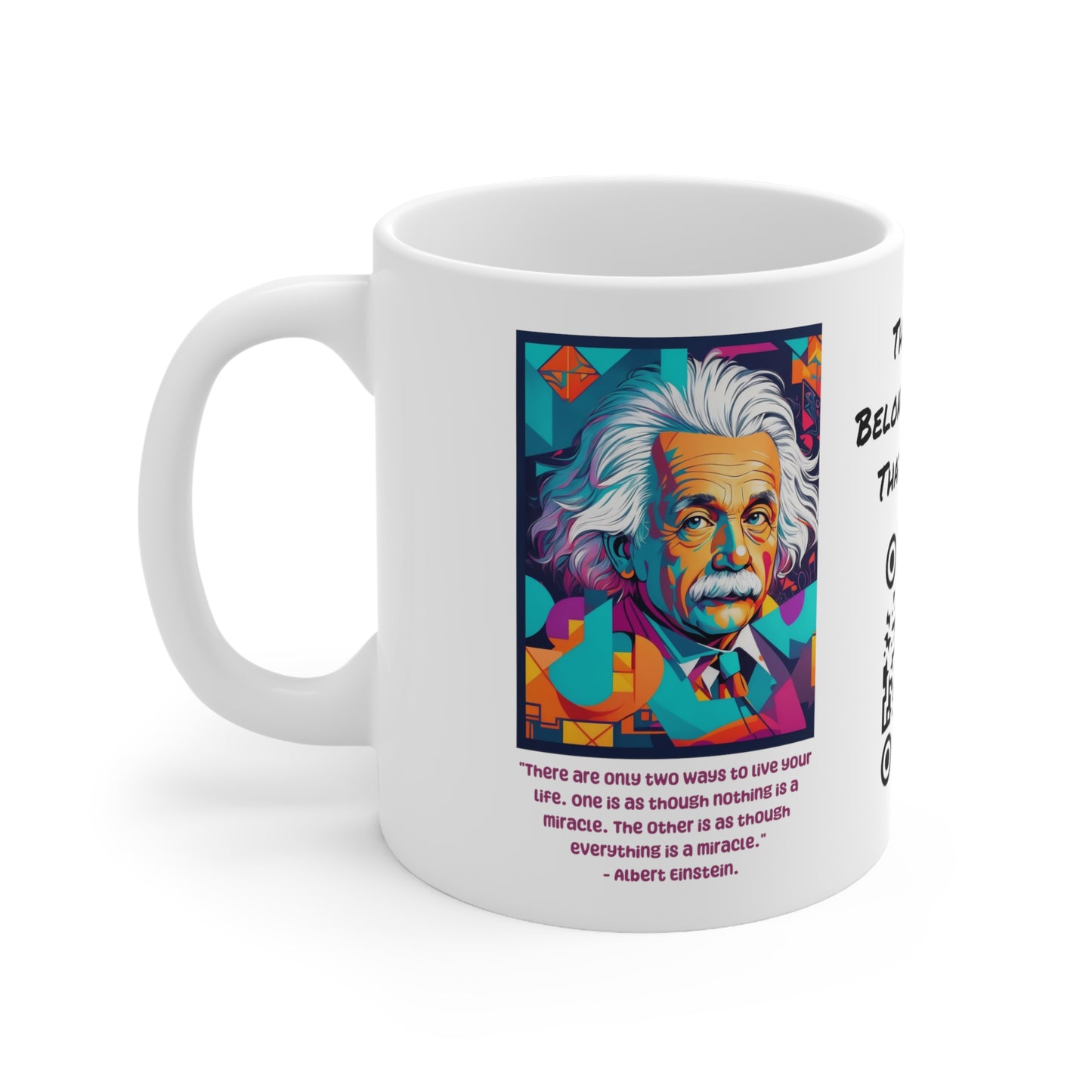 Copy of HD Graphics | Science | Geek Gift | Einstein | Ceramic Mug | 11oz