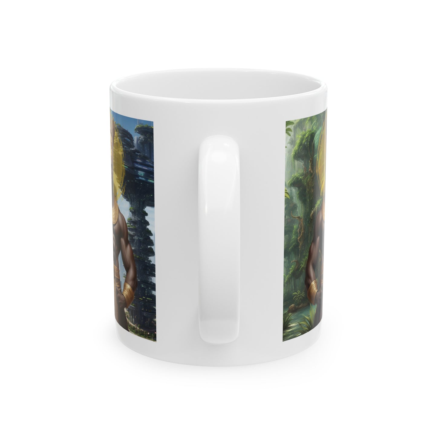 A Once And Future King | HD Graphic | Sci-Fi | Black Character | King | Coffee | Tea | Hot Chocolate | Ceramic Mug | 11oz