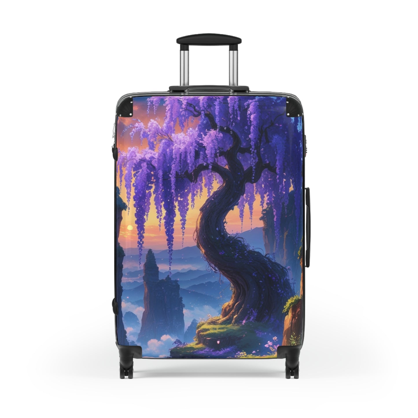 Fantasy Nature Design Suitcase - Traveler's Dream Luggage