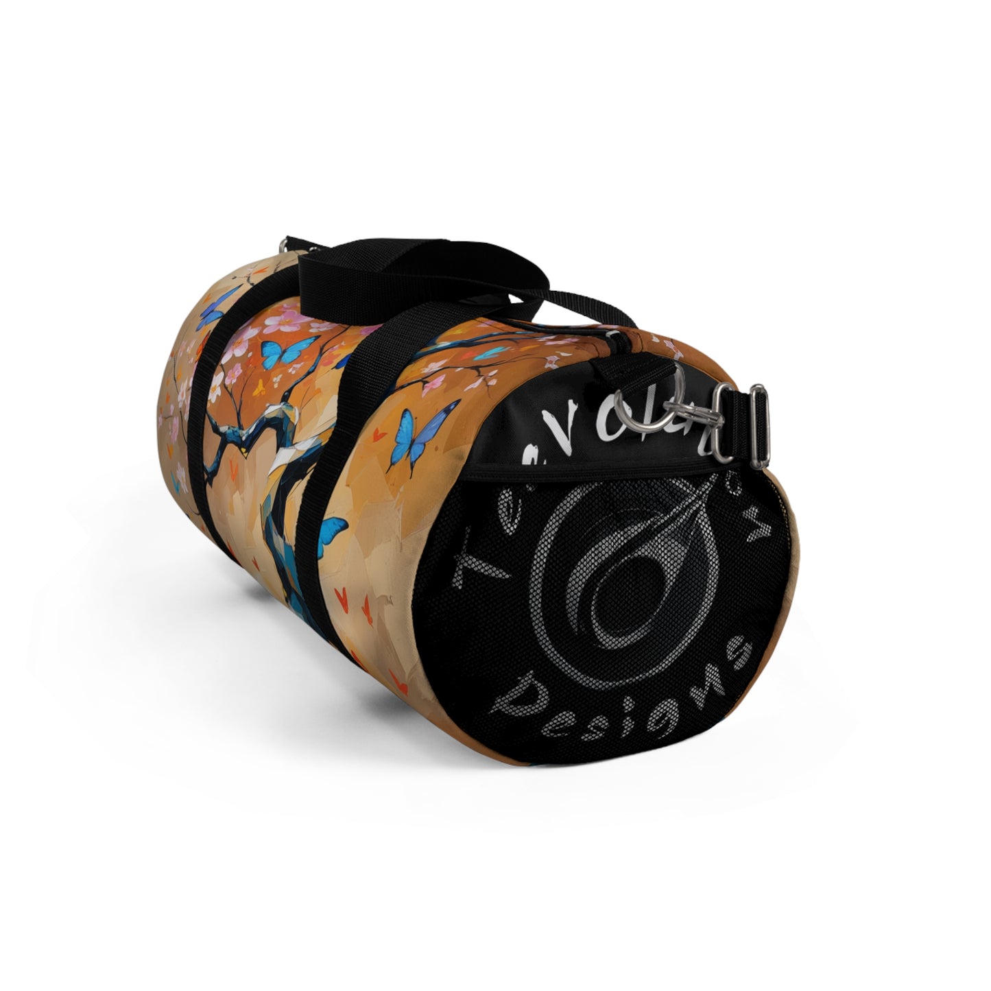 Colorful Butterfly Duffel Bag - Vibrant Travel Companion for Nature Lovers