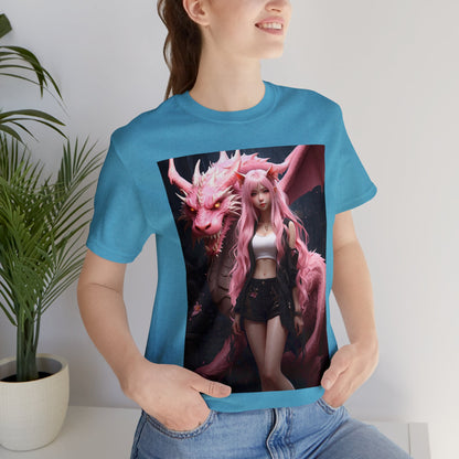 Dragon Lady | Fantasy | Anime | Gamer | HD Graphic | Unisex | Men's | Women's | Tee | T-Shirt