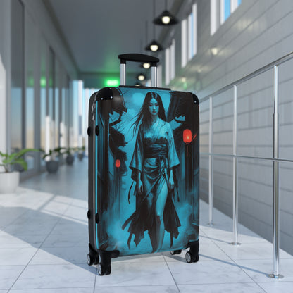Asian-Inspired Design Suitcase - Perfect for Adventurers, Stylish Travel