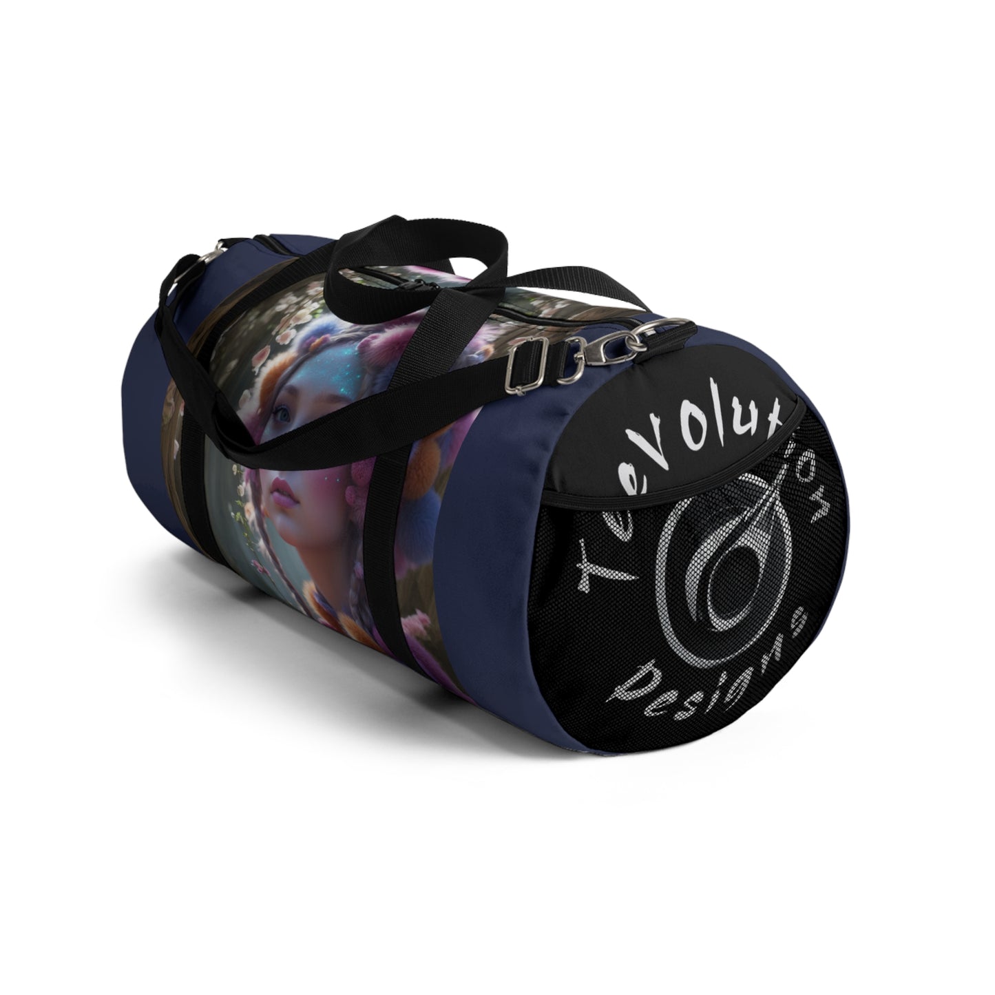 Whimsical Floral Duffel Bag - Stylish Gym & Travel Tote for Women