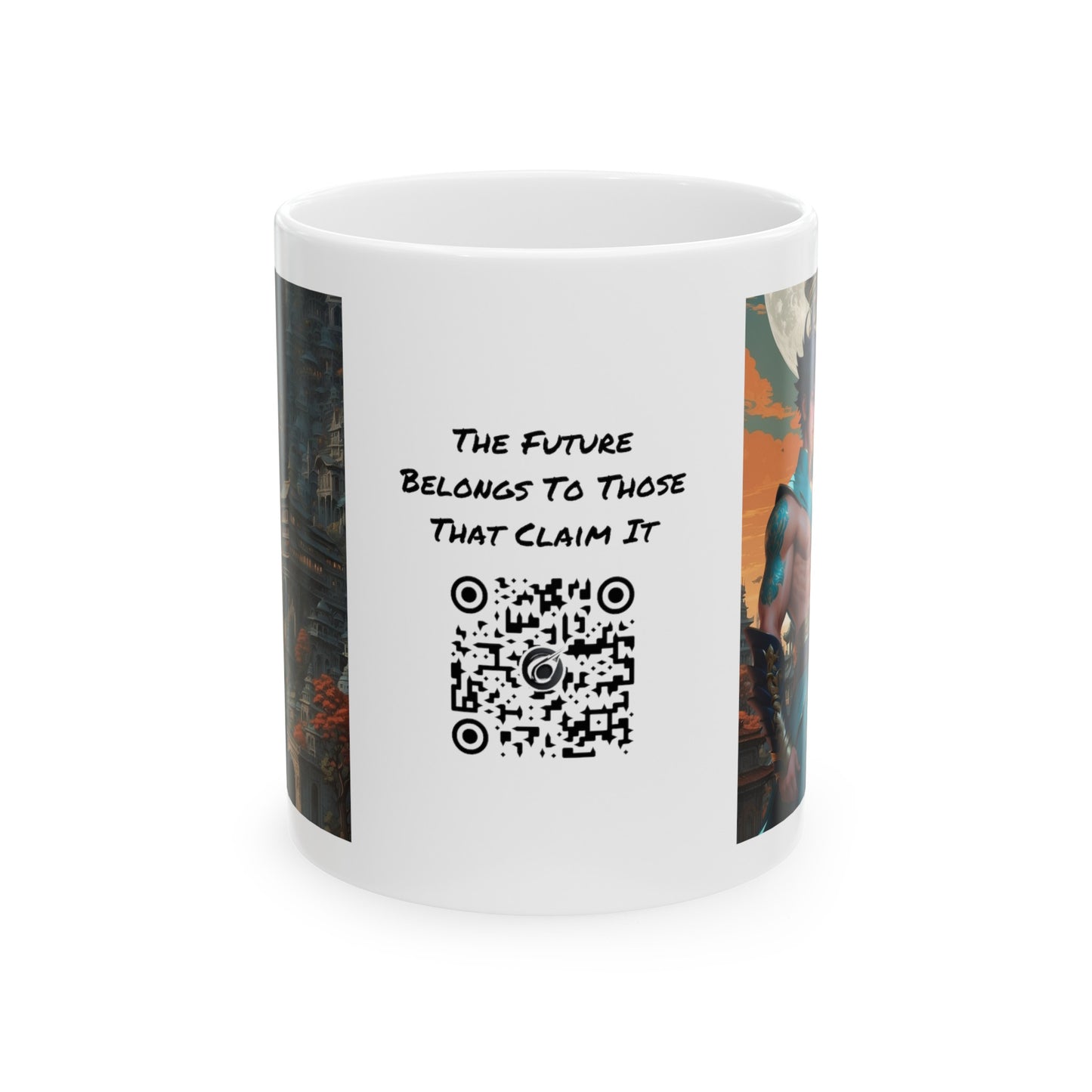 The Warrior's Way | HD Graphic | Fantasy | Anime | Manga | Video Game | Hero | Coffee | Tea | Hot Chocolate | 11oz | White Mug