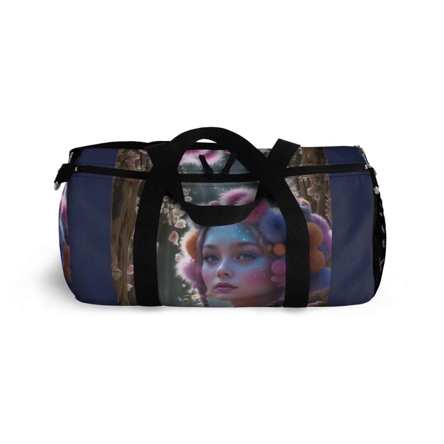Whimsical Floral Duffel Bag - Stylish Gym & Travel Tote for Women