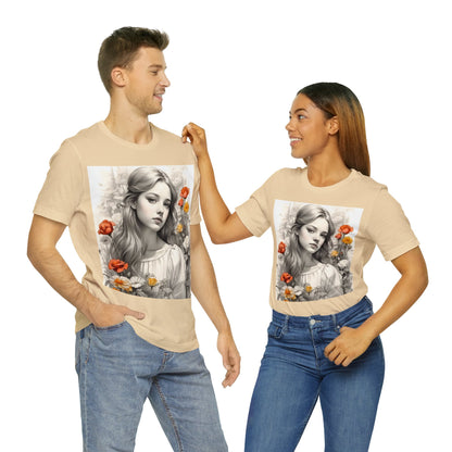 Flower Girl | Dainty | Coquette | Cottagecore | HD Graphic | Quaint | Wholesome | Wildflowers | Unisex | Men's | Women's | Tee | T-Shirt