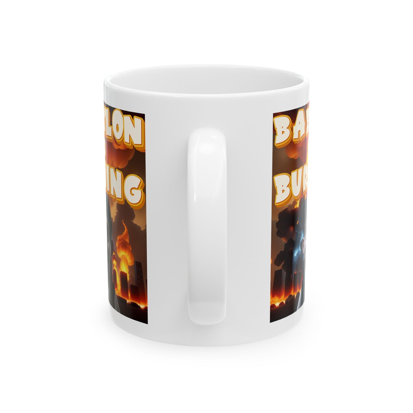 Revelation 18 | HD Graphic | Apocalypse | Coffee | Tea | Hot Chocolate | 11oz | White Mug