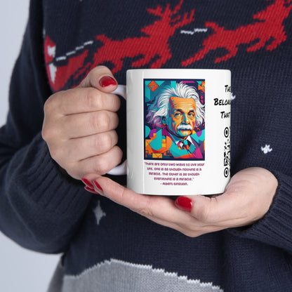 Copy of HD Graphics | Science | Geek Gift | Einstein | Ceramic Mug | 11oz