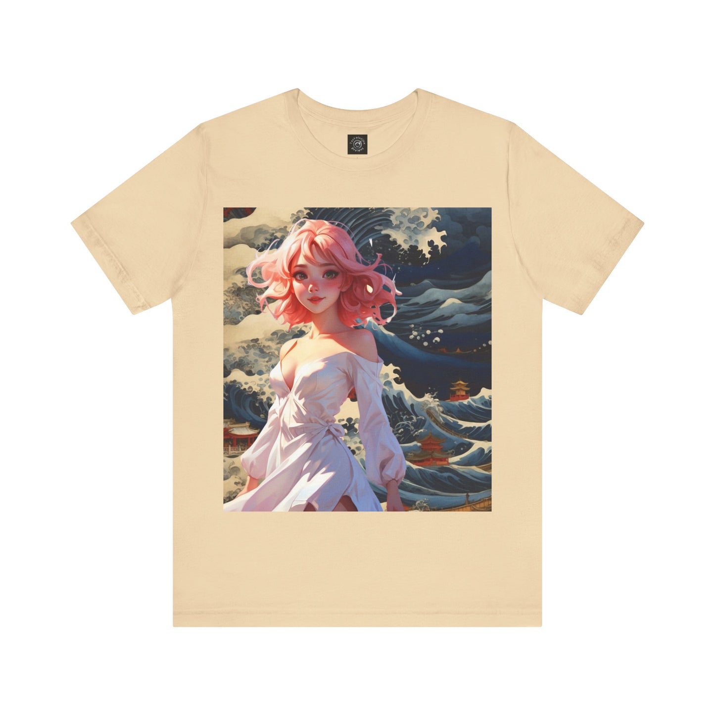 Waves of Beauty | HD Graphic | Pretty Girl | Japanese Art | Men's | Women's | Tee | T-Shirt