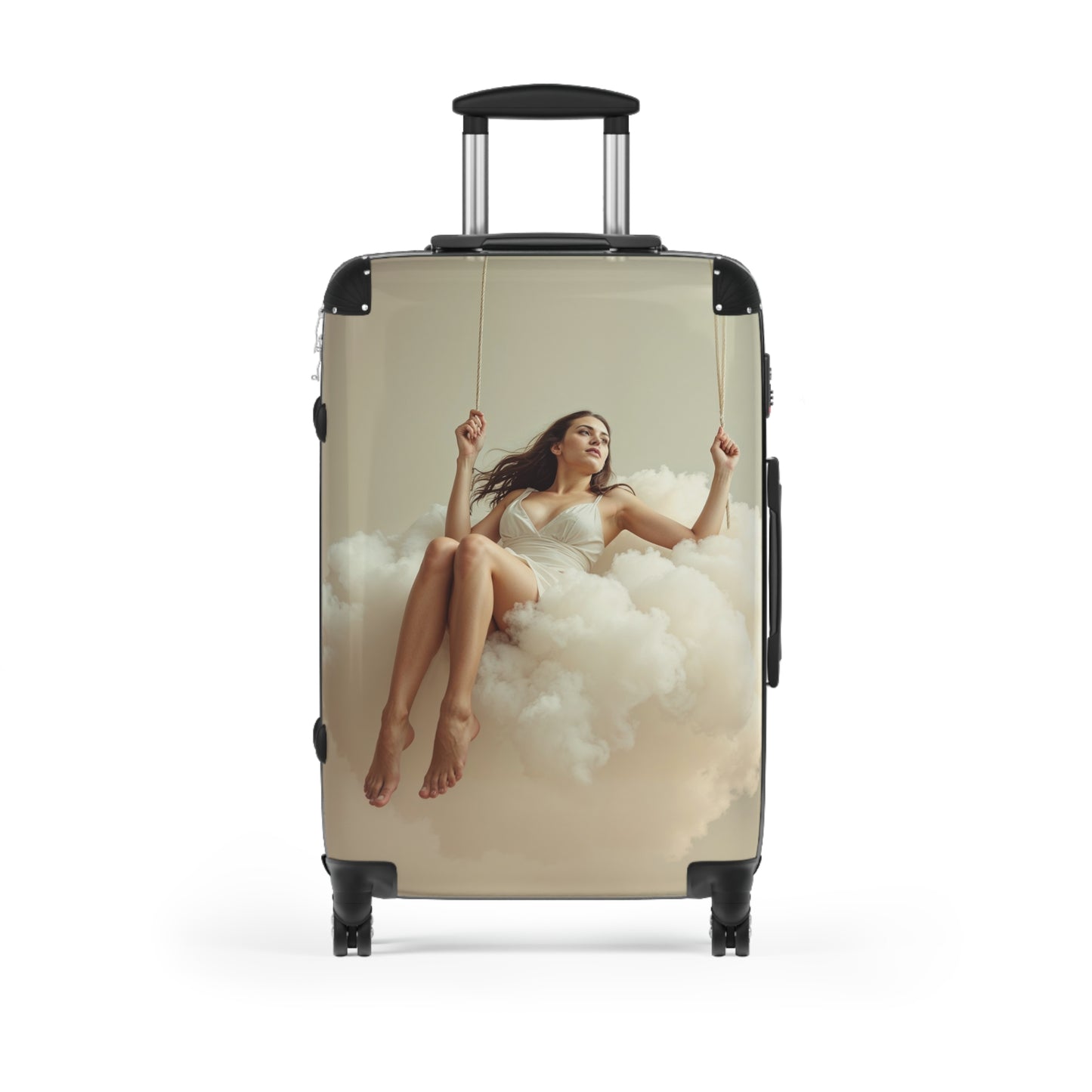 Dreamy Cloud Swing Suitcase - Travel in Style with Whimsical Design