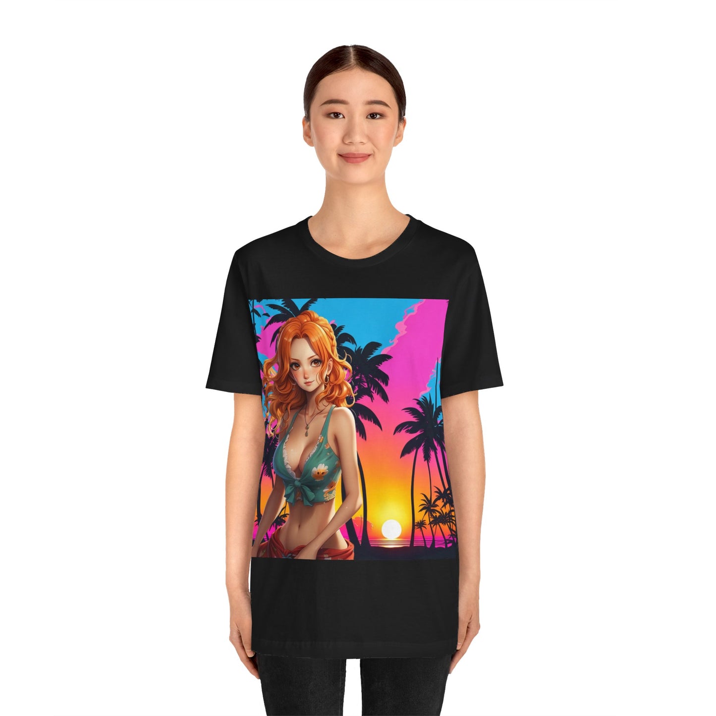 Summer Vibes |  Beach | Miami | Fun | Cute | Playful | HD Graphic | Unisex | Men's | Women's | Tee | T-Shirt