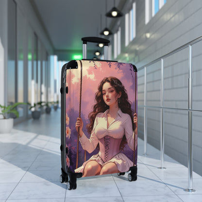 Garden Muse Suitcase with Elegant Design for Fashionable Adventurers