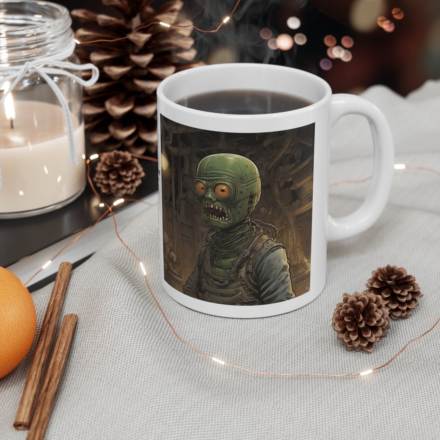 Goon Gang | Anime Gift | Fantasy  | Ogre | Cyberpunk | Sci Fi | Futuristic | HD Graphics | Coffee | Tea | Hot Chocolate | 11oz | White Mug