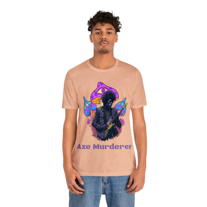 Axe Murderer | Guitar Hero | Psychedelic | Mushroom | Trippy | Unisex | Men's | Women's | Tee | T-Shirt