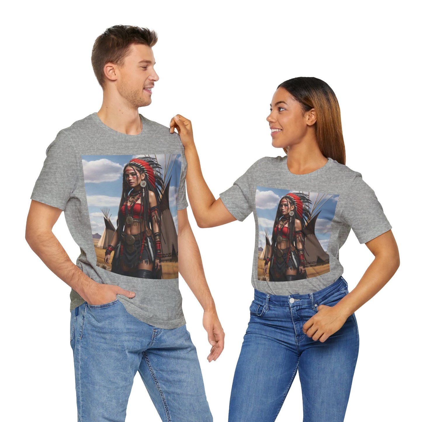 Native Love | HD Graphic | Indigenous American | Beautiful Woman | Unisex | Men's | Women's | Tee | T-Shirt