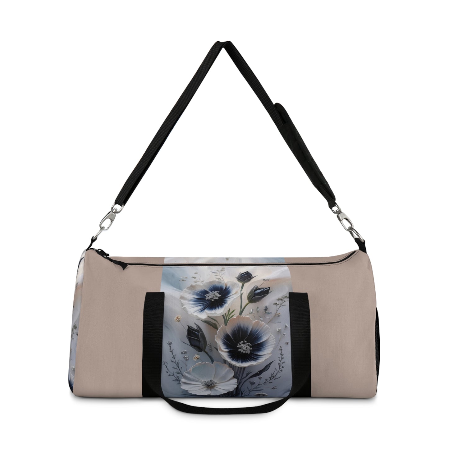Elegant Floral Duffel Bag - Stylish Travel Companion for Any Adventure