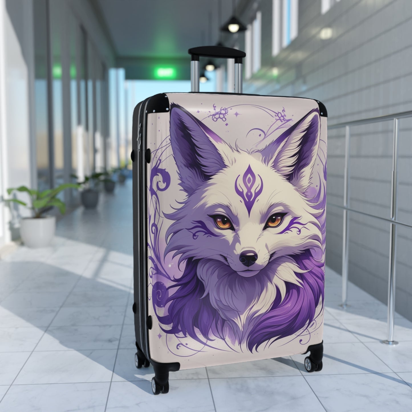Kitsune Carry-On Suitcase - Stylish Travel Luggage