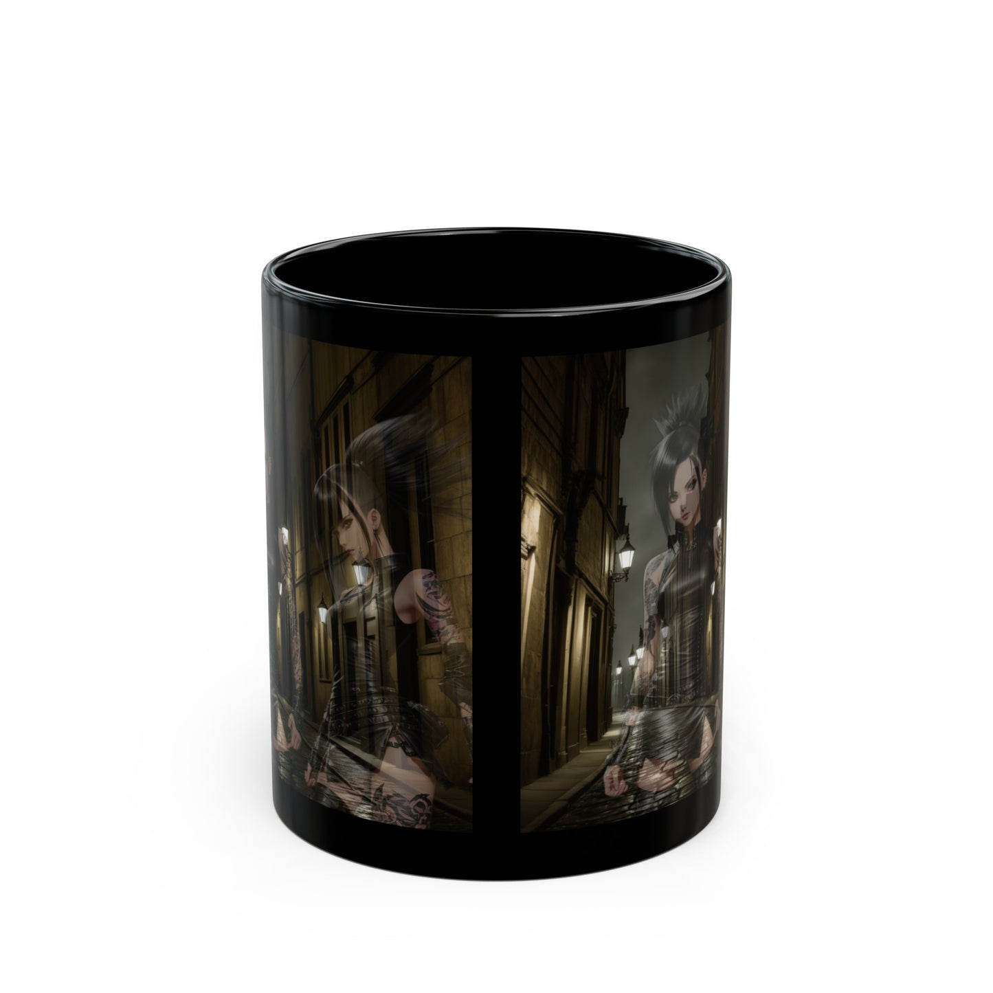 Ghosts of Gothica | Anime Gift | Fantasy Girls | Dark Daze | Sci Fi | Futuristic | HD Graphics | Coffee | Tea | Hot Chocolate | Ceramic Mug | 11oz | Mug