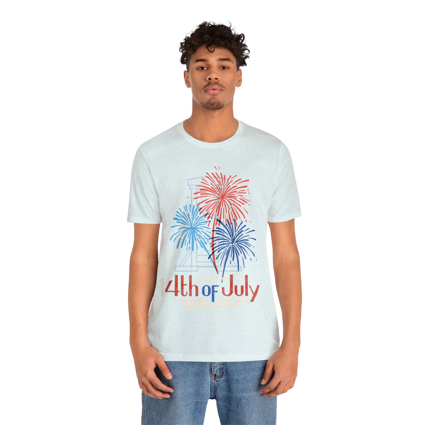 Patriotic Gift | Fireworks | Independence Day | July 4th | July 14th |  Guillotine | USA | Freedom | America | Fourth of July | Bastille Day | France | Unisex | Men's | Women's | Tee | T-Shirt