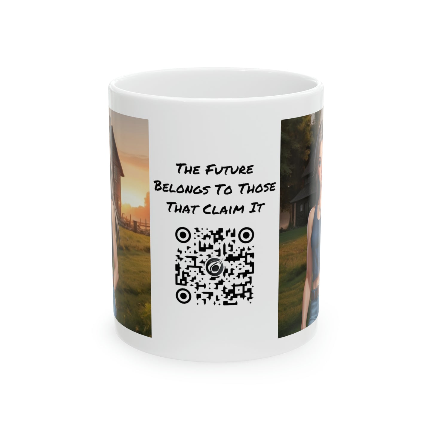 Country Girl | HD Graphic | Pretty Girl | Coffee | Tea | Hot Chocolate | 11oz | White Mug