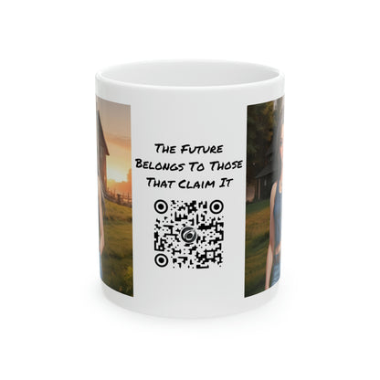 Country Girl | HD Graphic | Pretty Girl | Coffee | Tea | Hot Chocolate | 11oz | White Mug
