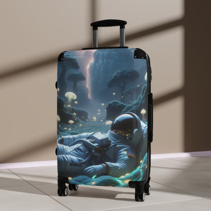 Astronaut In The Ocean Hard Shell Suitcase - Unique Travel Luggage for Space Lovers