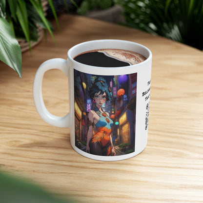 Night Tide | HD Graphic | Anime | Coffee | Tea | Hot Chocolate | Ceramic Mug | 11oz